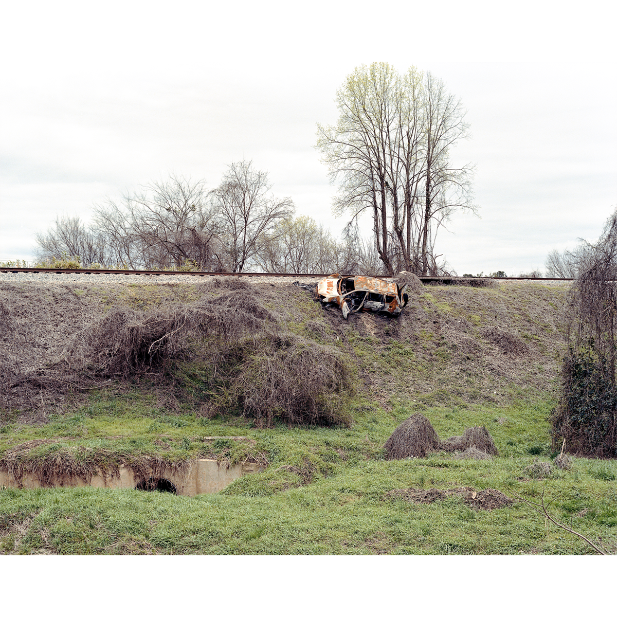 Reid Haithcock "Continual Disaster: Wreck On The Tracks" Giclee Print