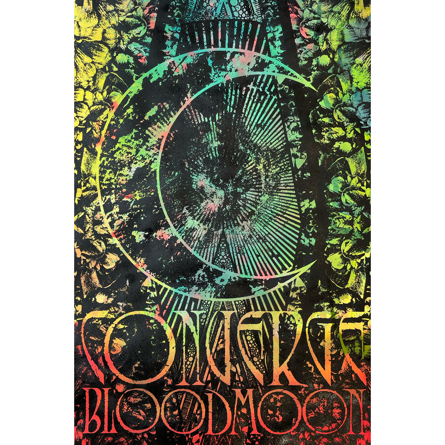 Thomas Hooper x J. Bannon "Converge Bloodmoon" Mixed Media Print