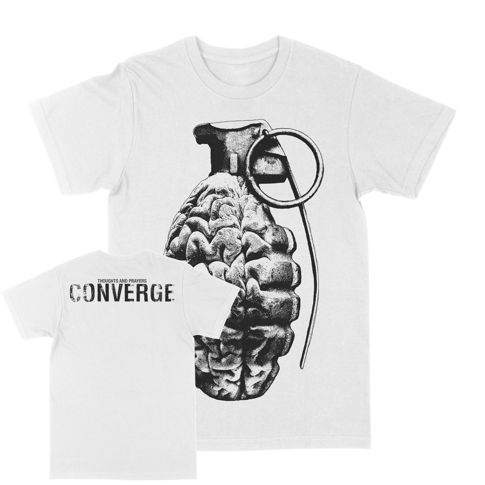Converge "Thoughts and Prayers" White T-Shirt