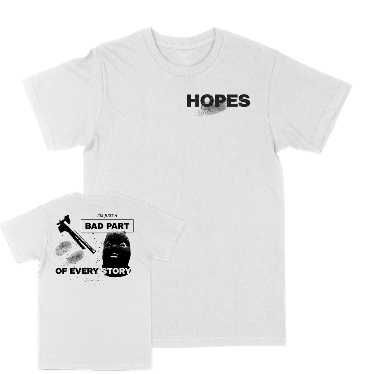 Hopes "Fingerprint" White T-Shirt