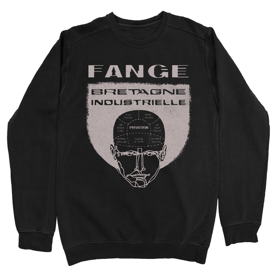Fange “Breagne Industrielle” Black Crewneck