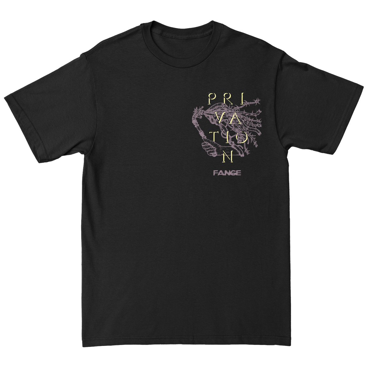 Fange βPrivationβ Black T-Shirt
