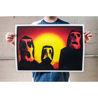 Burn "Masks" Giclee Print