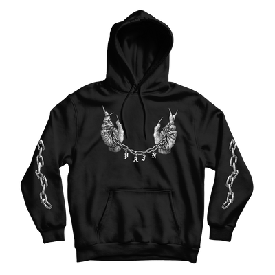 Dylan Garrett Smith "Pain" Black Hooded Sweatshirt