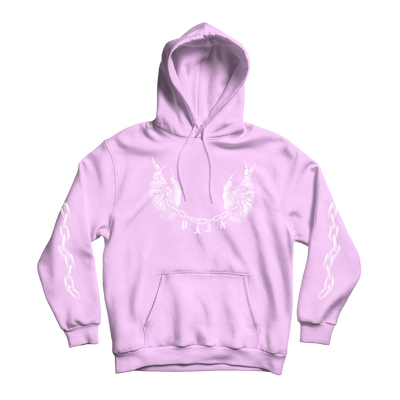 Dylan Garrett Smith "Pain" Pink Hooded Sweatshirt