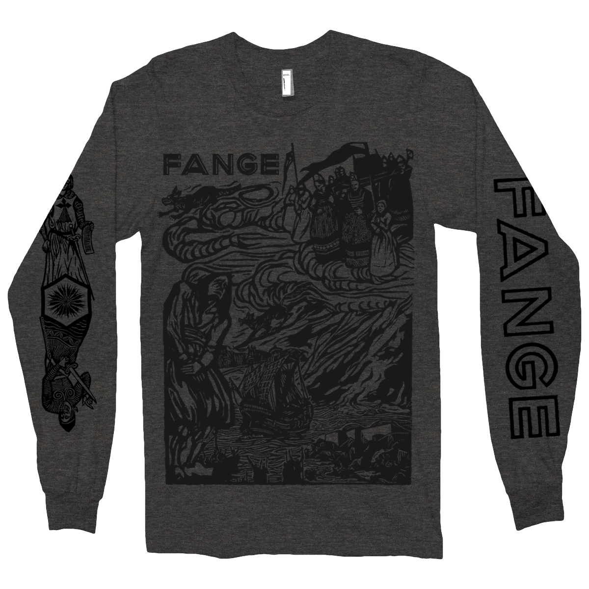 Fange "ConquΓ©reur" Dark Heather Longsleeve