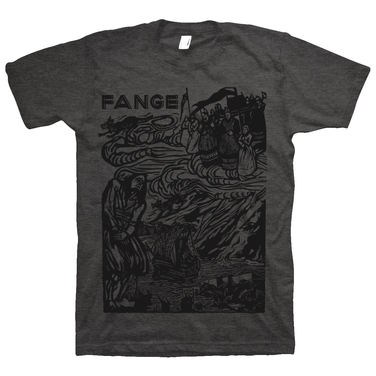 Fange "Conquéreur" Dark Heather T-Shirt