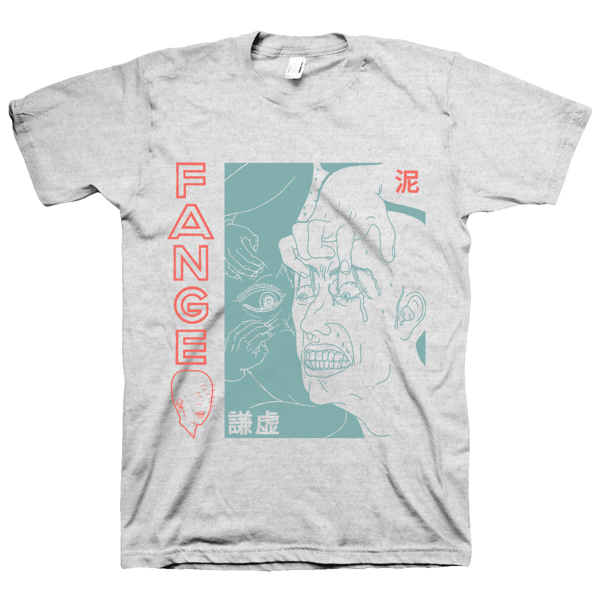 Fange "Eyelids" Grey T-Shirt