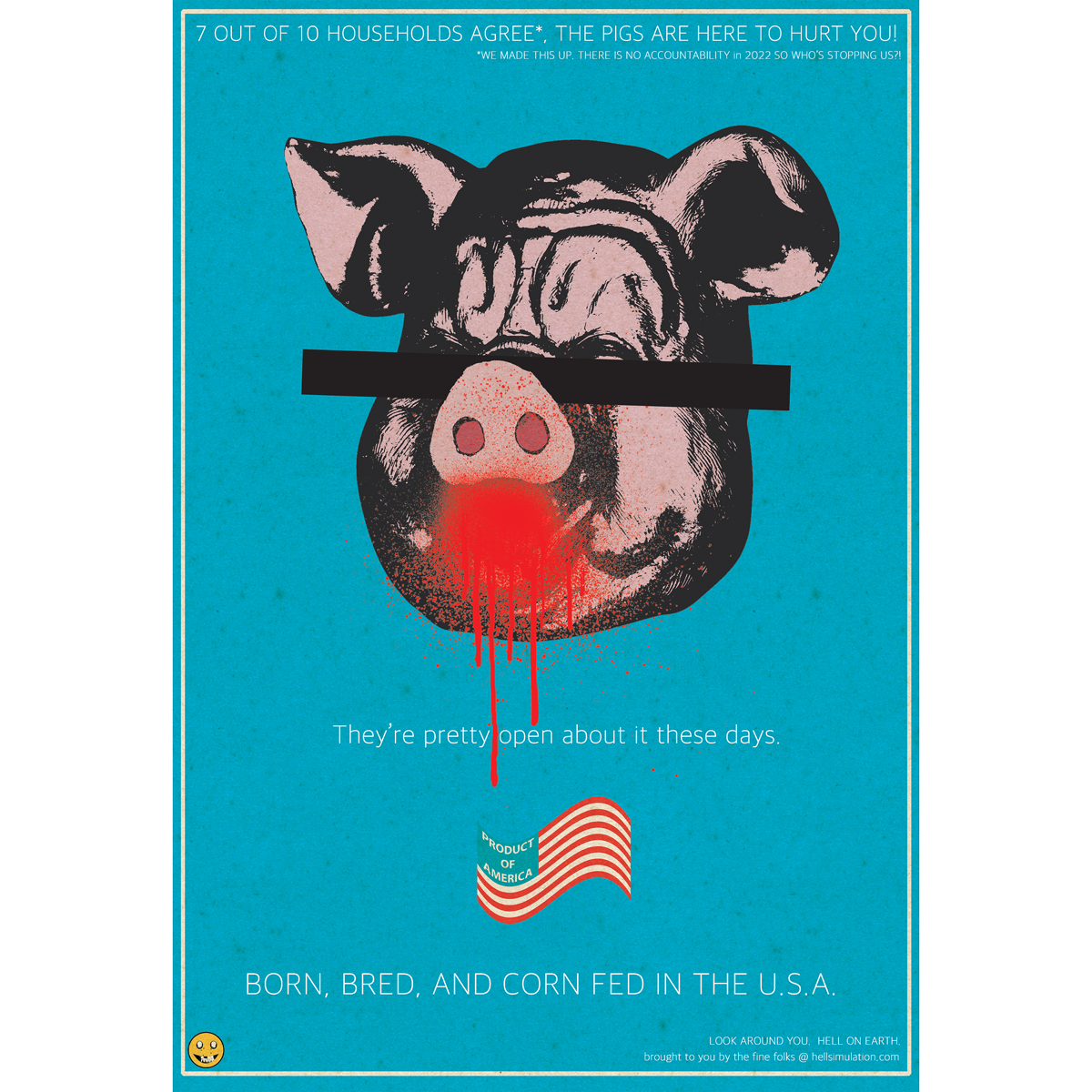 Hell Simulation "Piglet" Giclee Print