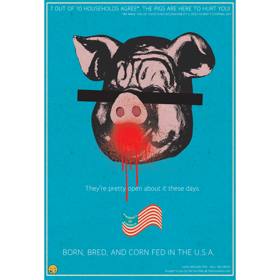 Hell Simulation "Piglet" Giclee Print