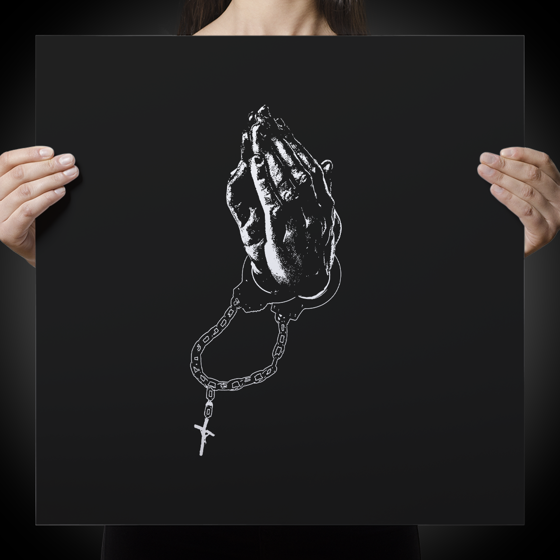 Hell Simulation "Praying Cuffs" Giclee Print