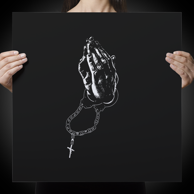 Hell Simulation "Praying Cuffs" Giclee Print