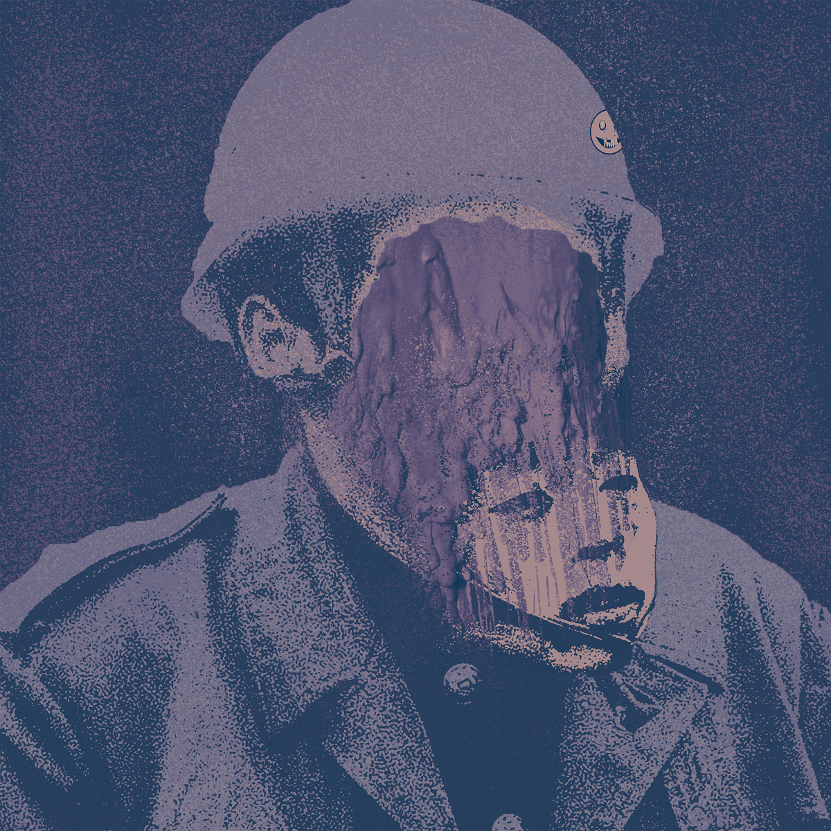 Hell Simulation "Stone Face" Giclee Print