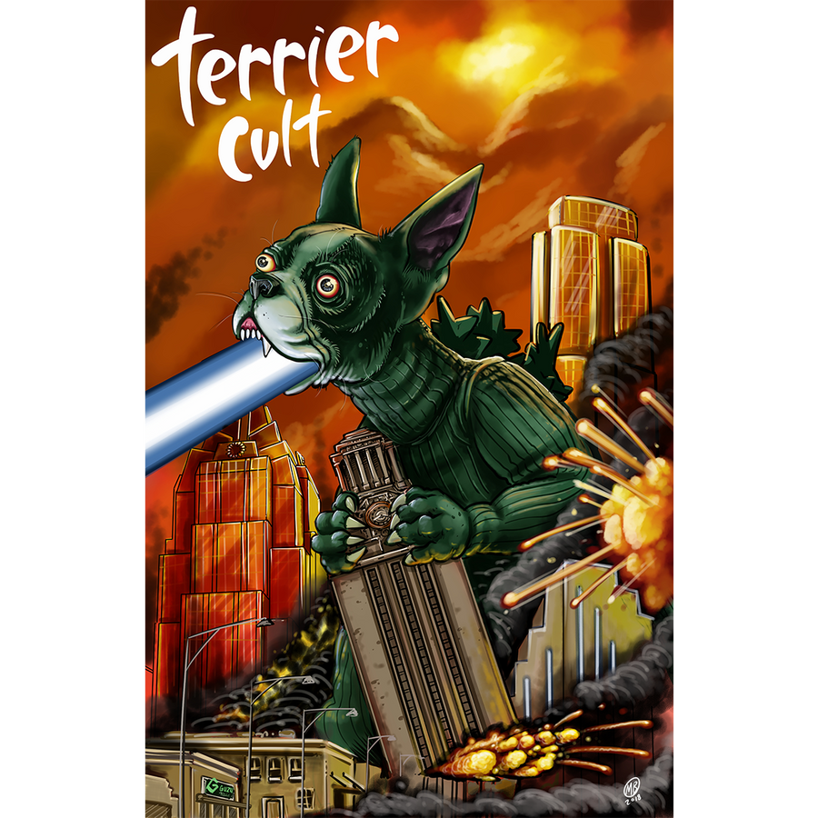 Terrier Cvlt "Dogzilla" Giclee Print