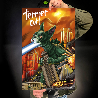 Terrier Cvlt "Dogzilla" Giclee Print