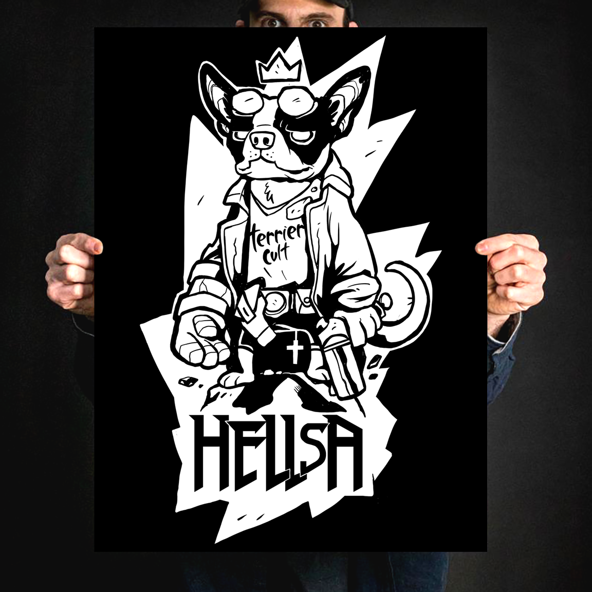 Terrier Cvlt "Hellsa" Giclee Print