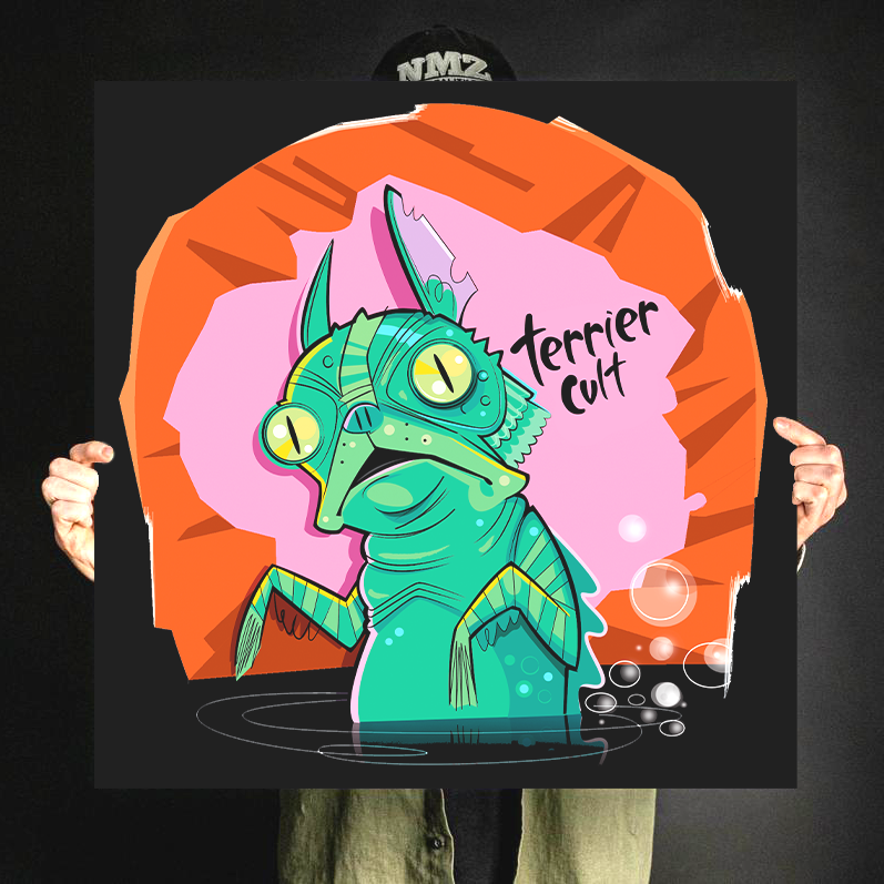 Terrier Cvlt "Boston From The Black Lagoon" Giclee Print