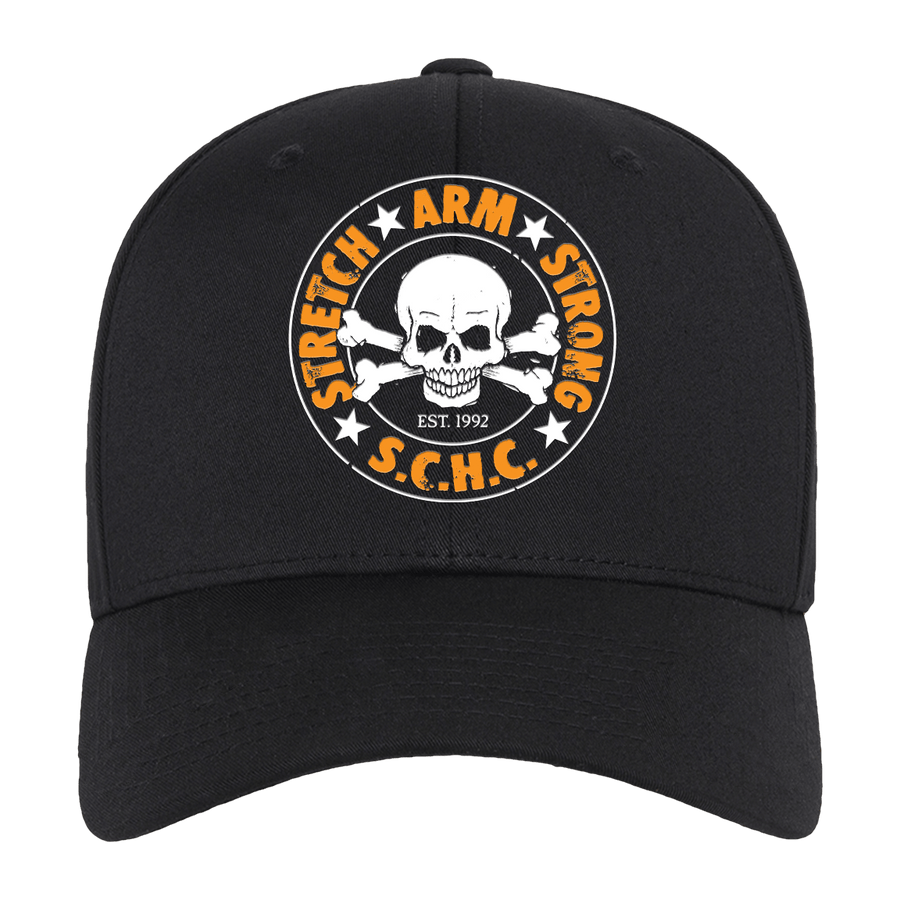 Stretch Arm Strong βSkull Logoβ Black Hat