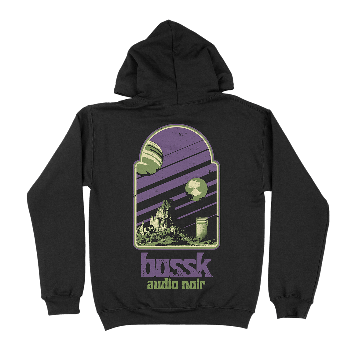 Bossk “Audio Noir” Black Hooded Sweatshirt