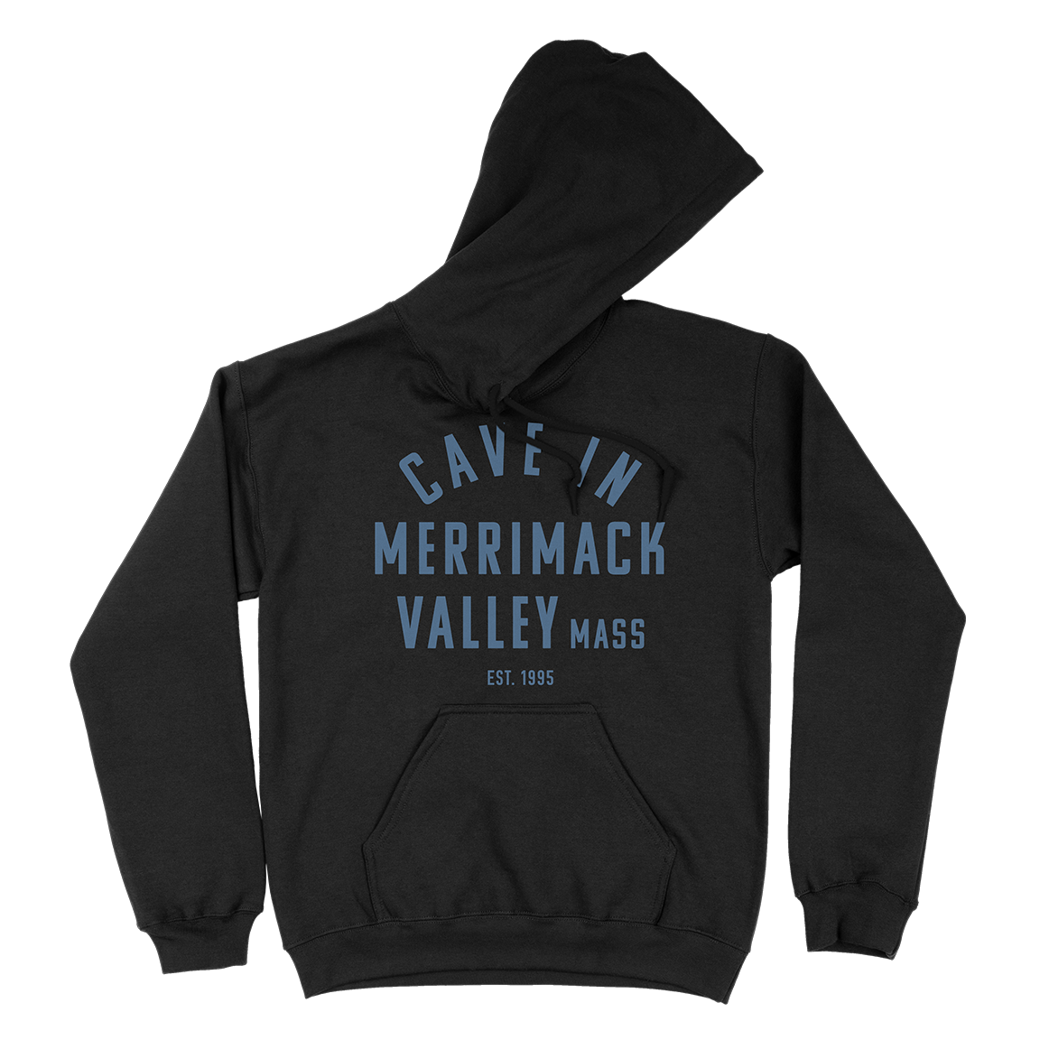 Cave In “Merrimack Valley” Black Hooded Sweatshirt