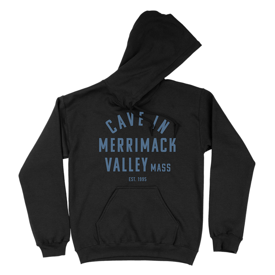 Cave In “Merrimack Valley” Black Hooded Sweatshirt