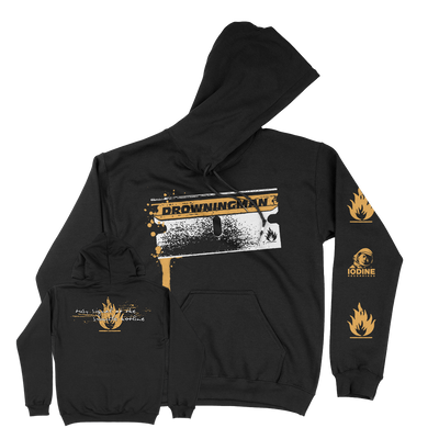 Drowningman “Razor” Black Hooded Sweatshirt