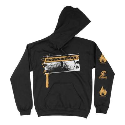 Drowningman “Razor” Black Hooded Sweatshirt