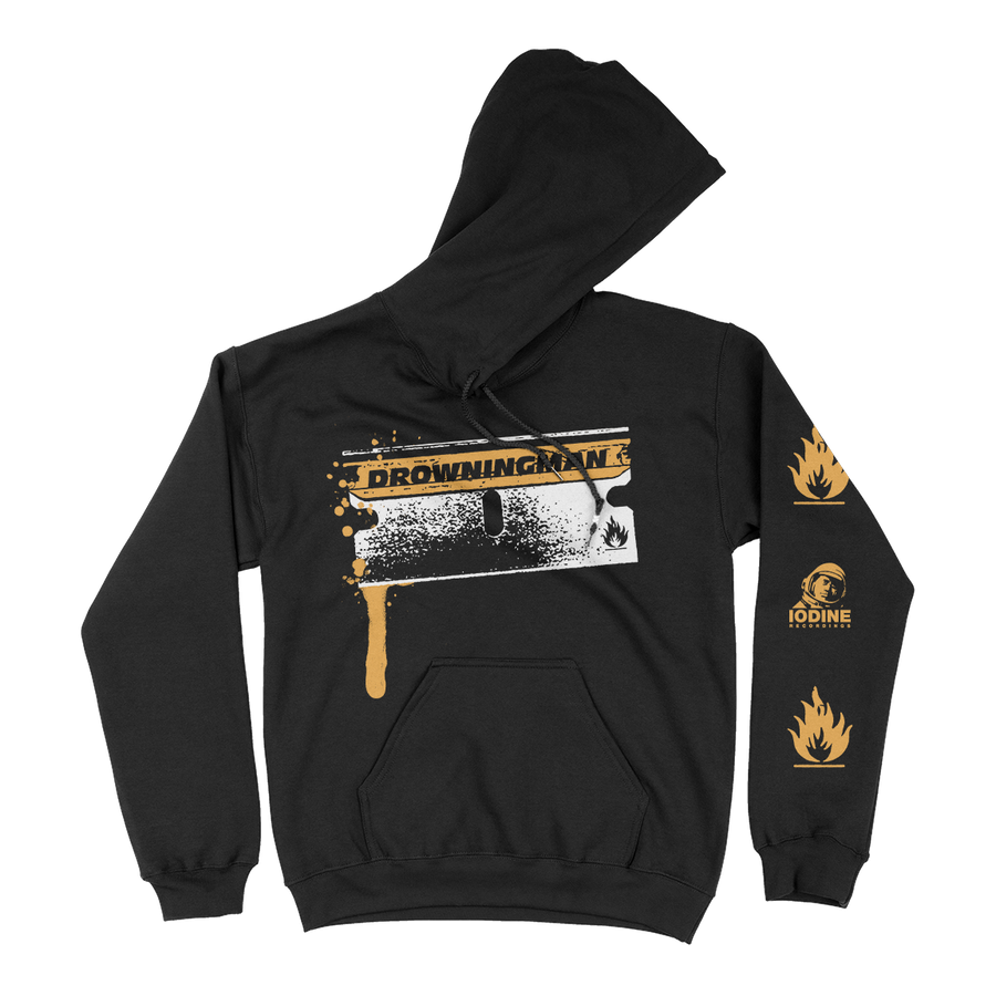 Drowningman “Razor” Black Hooded Sweatshirt