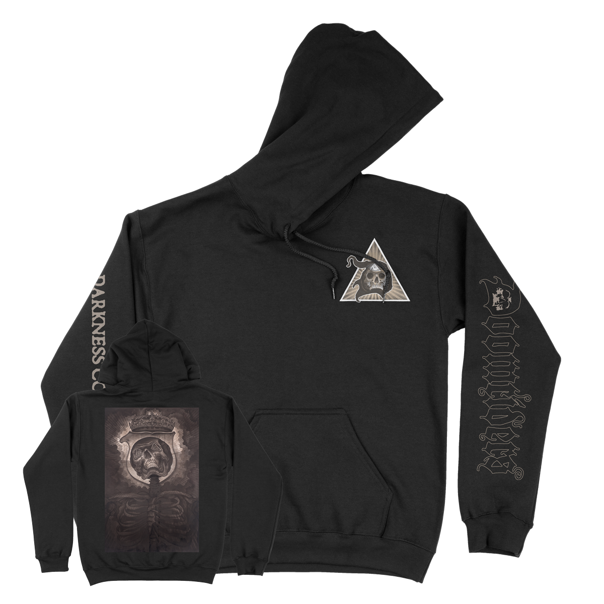 Doomriders "Triangle Eye" Black Hooded Sweatshirt