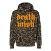 Deathwish “Stacked Logo: Orange” Premium Duck Camo Sweatshirt