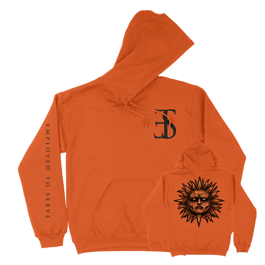 Employed To Serve "Warmth of a Dying Sun" Orange Hooded Sweatshirt