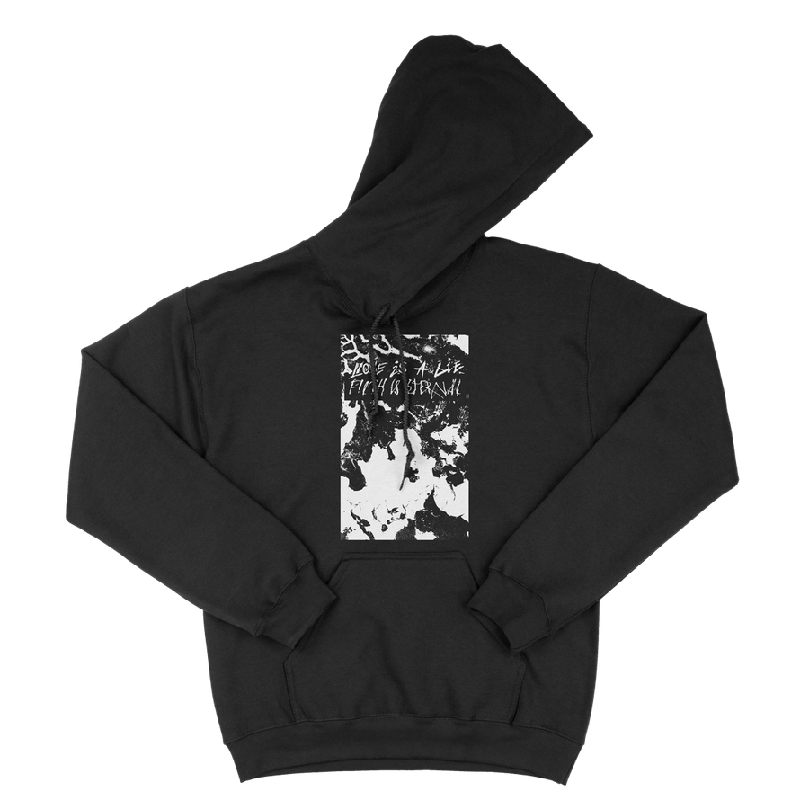 Filth Is Eternal "Love Is A Lie" Black Hooded Sweatshirt