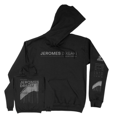 Jeromes Dream “The Gray In Between” Black Hooded Sweatshirt