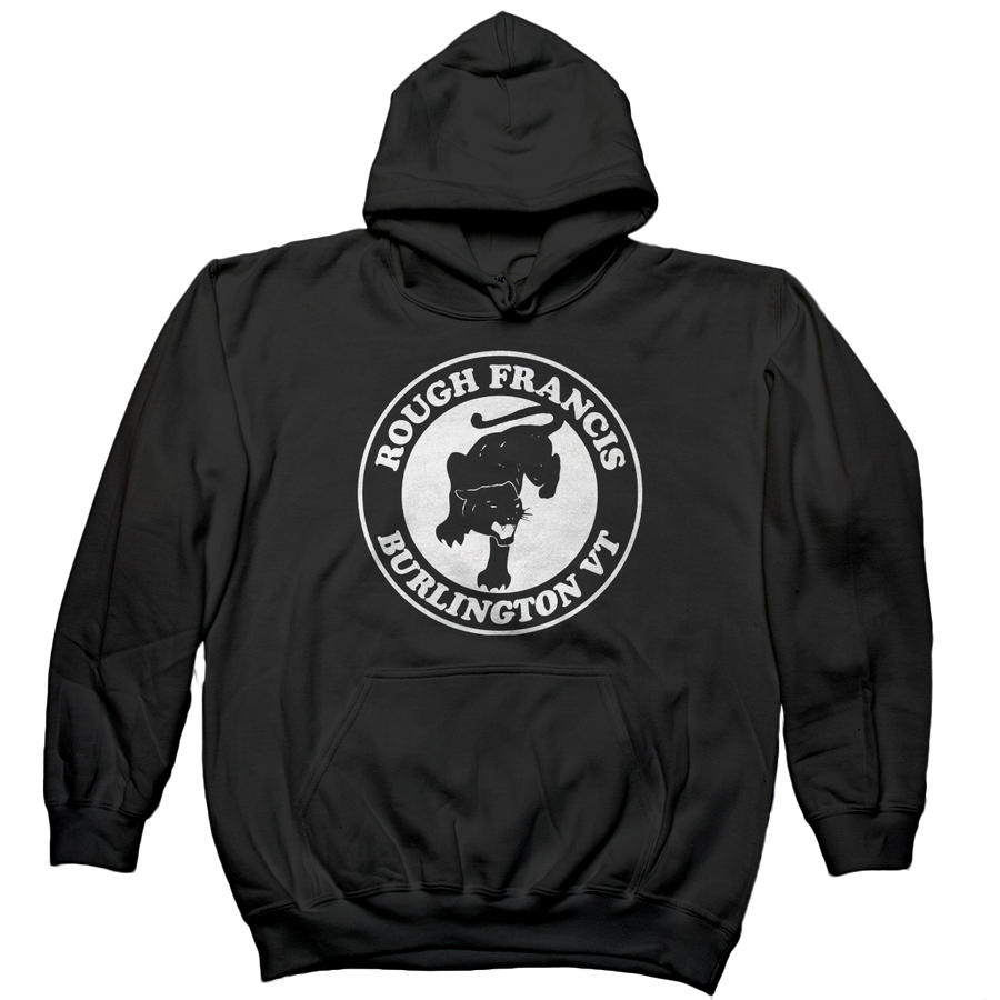 Rough Francis "Logo" Black Hooded Sweatshirt