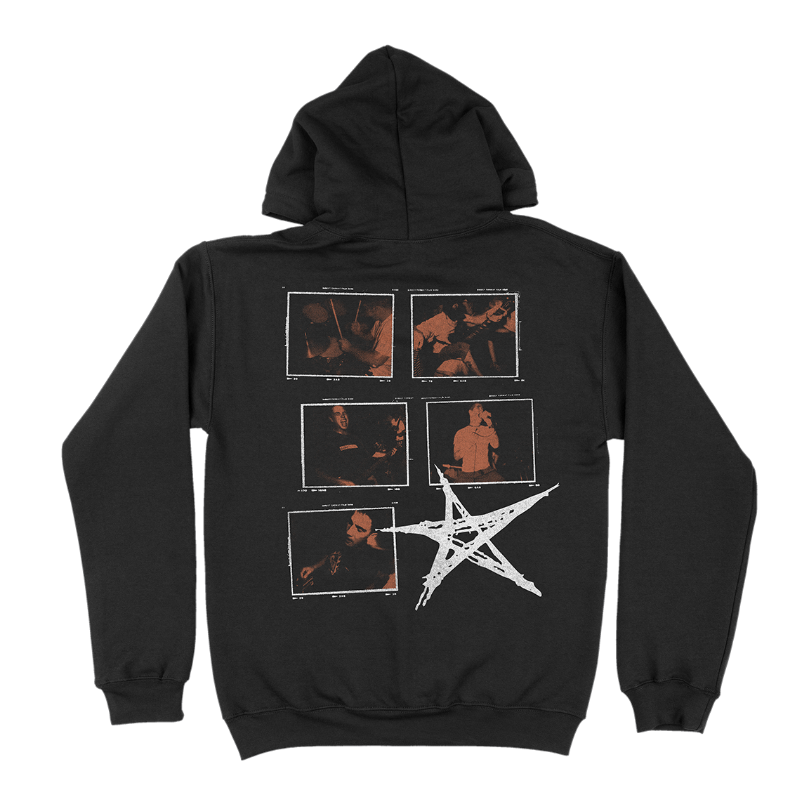 Stretch Arm Strong "Rituals of Life" Black Hooded Sweatshirt