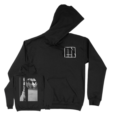 Thin “Dusk” Black Hooded Sweatshirt