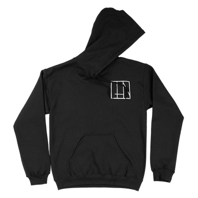 Thin “Dusk” Black Hooded Sweatshirt