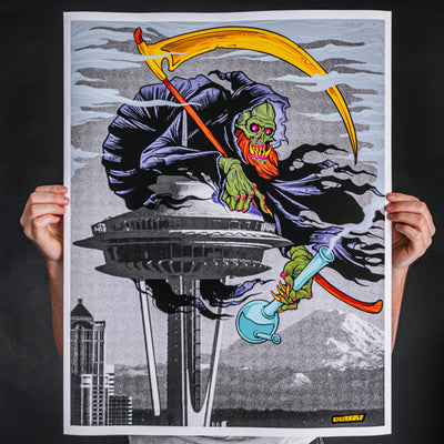 Abominable Electronics "Wicked Garden" Giclee Print