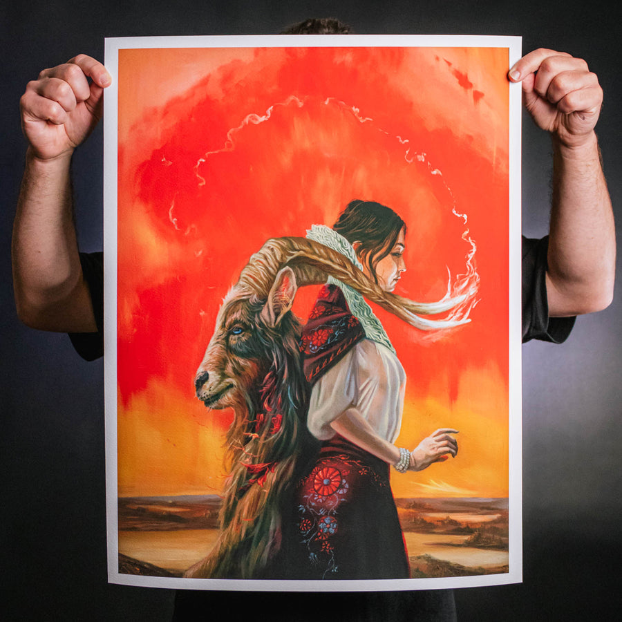 Paul Romano "With a Great Deal of Tender Ceremony" Giclee Print