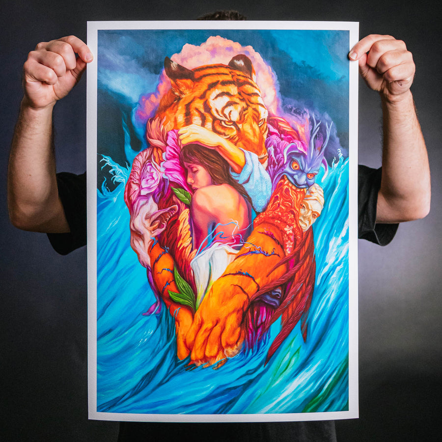 Paul Romano "I Will Hold You Until Better Times" Giclee Print