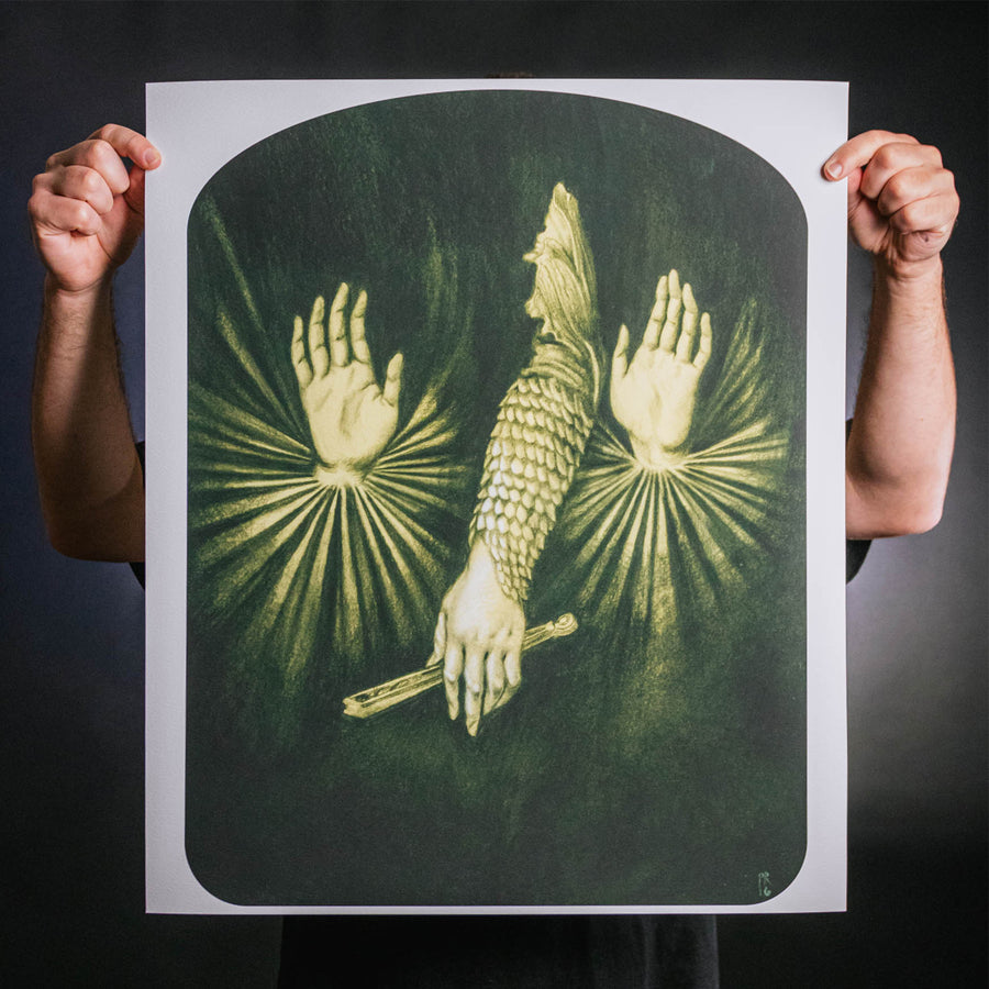 Paul Romano "Protection & Alleviations" Giclee Print