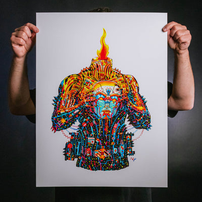 Nick Pyle "Cephala II" Giclee Print