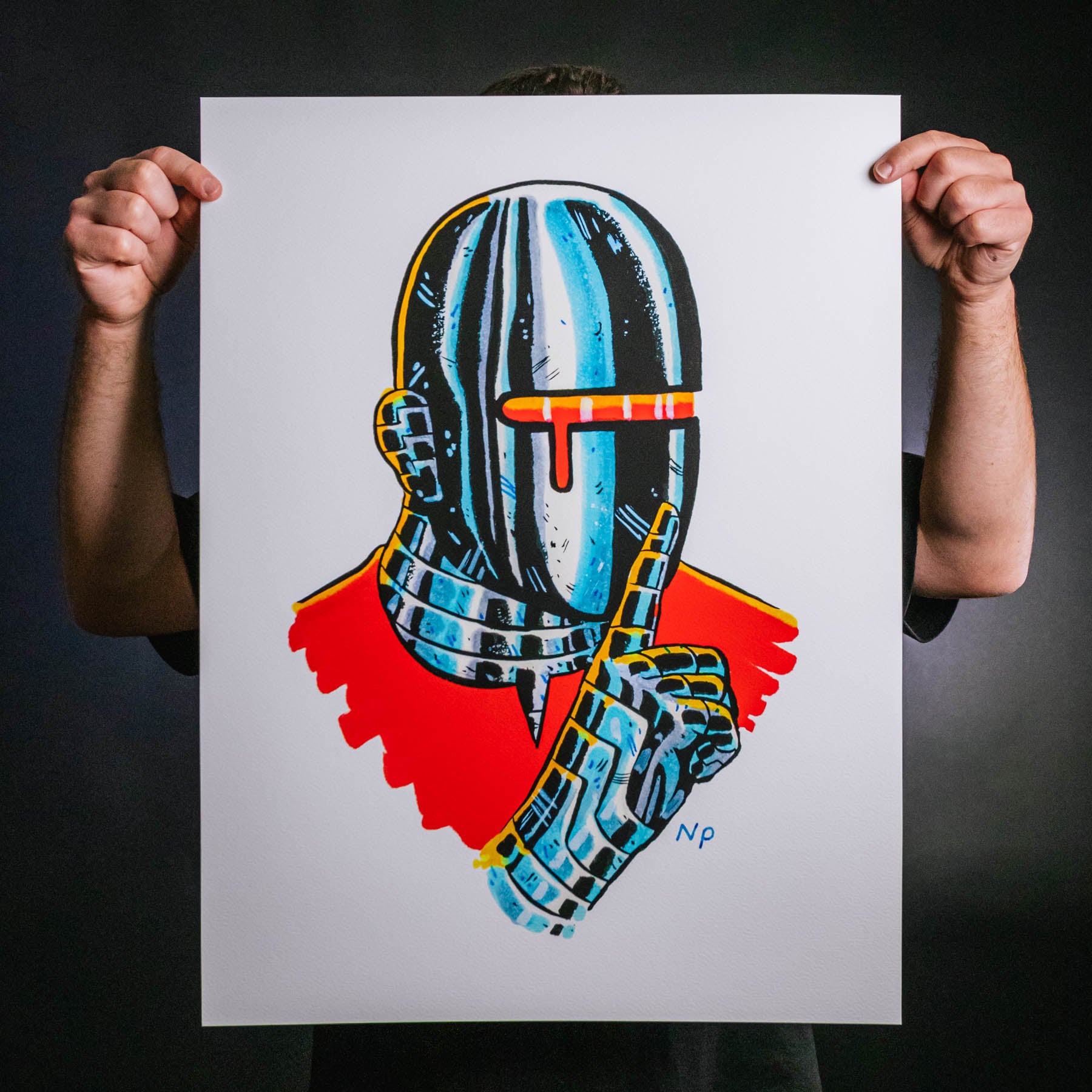 Nick Pyle "SHHH" Giclee Print