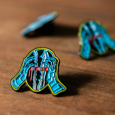 Nick Pyle "Freaking Out" Enamel Pin