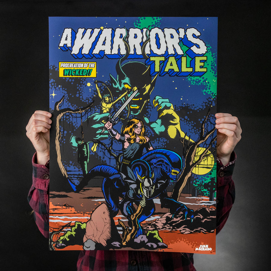 Juan Machado "A Warrior's Tale" Giclee Print