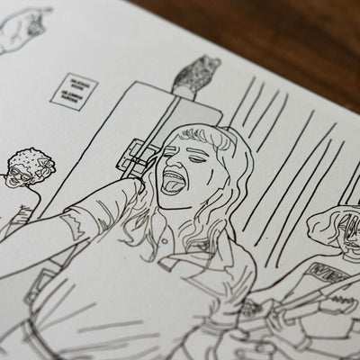 Paint My Life Coloring Book by Farrah Skeiky