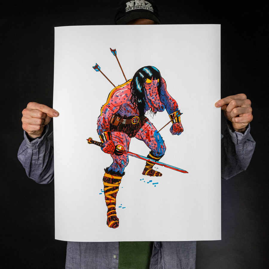 Nick Pyle "King Kayman" Giclee Print