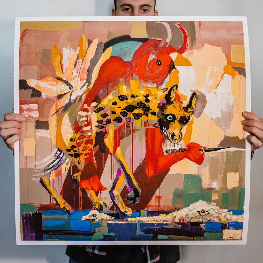 Linas Garsys "Dvasia: F" Giclee Print