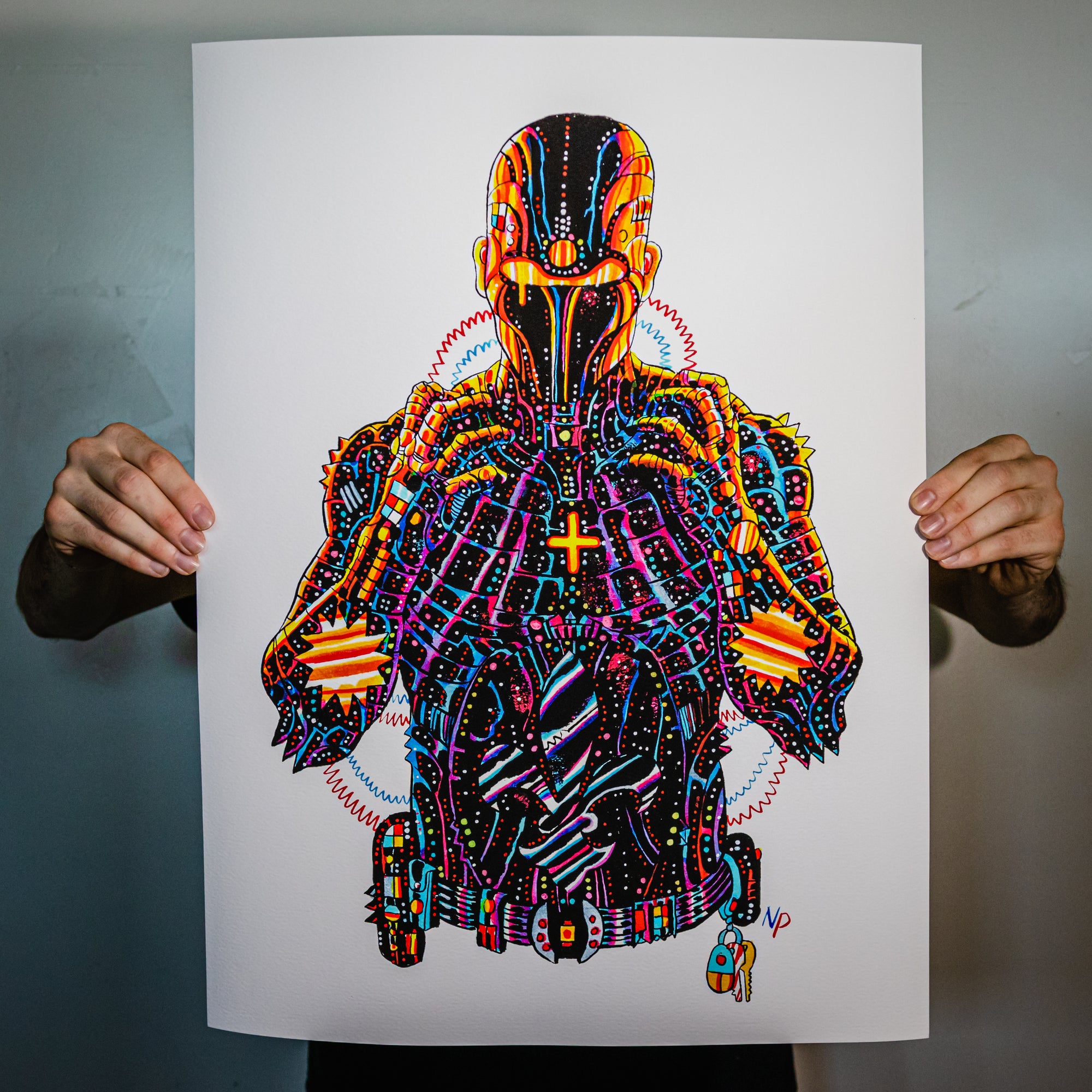 Nick Pyle "Fleur Di Lis" Giclee Print