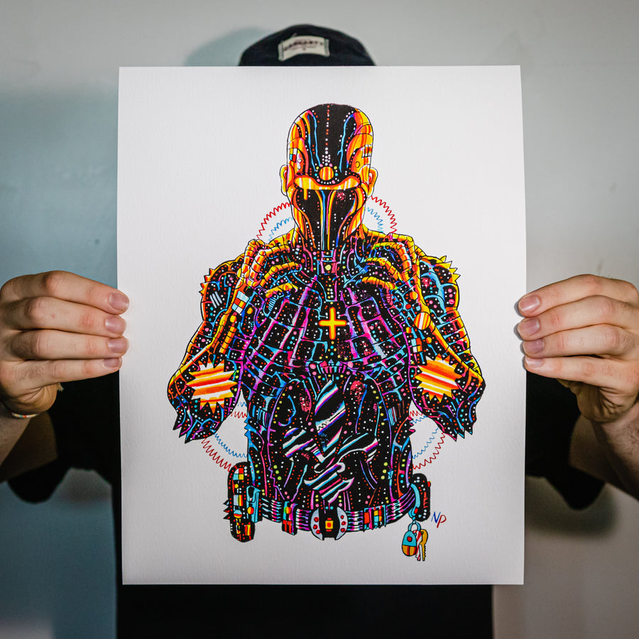 Nick Pyle "Fleur Di Lis" Giclee Print